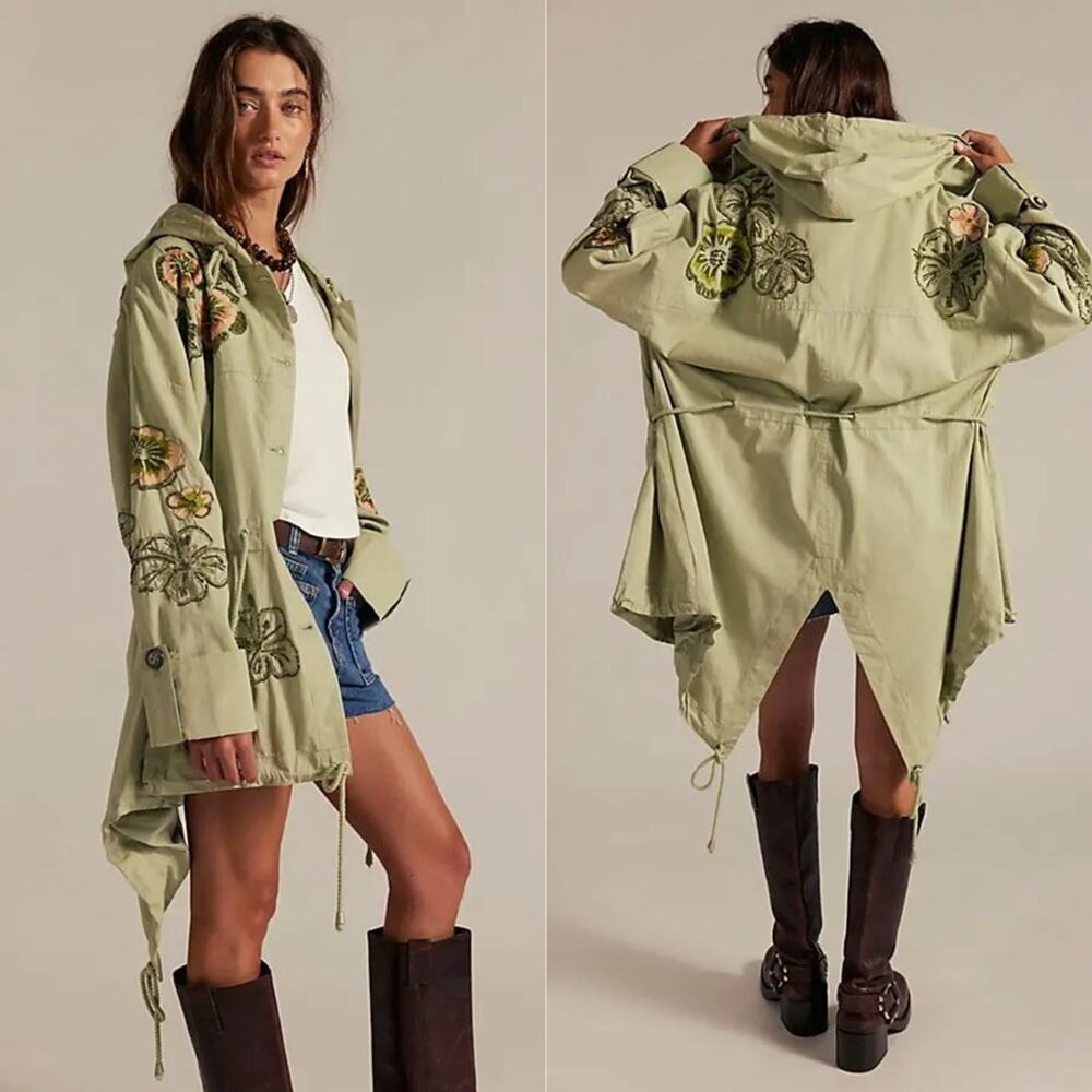 We The Free Davy Jones Embroidered Parka